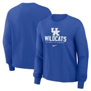 Kentucky Nike Women's Cotton Boxy Long Sleeve Tee